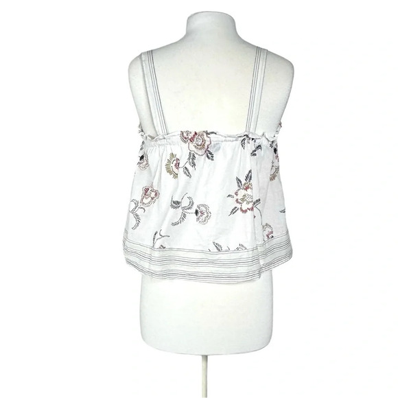 Madewell x Warm Drawstring Boho Tank Top Honolulu Hibiscus - Picture 3 of 11